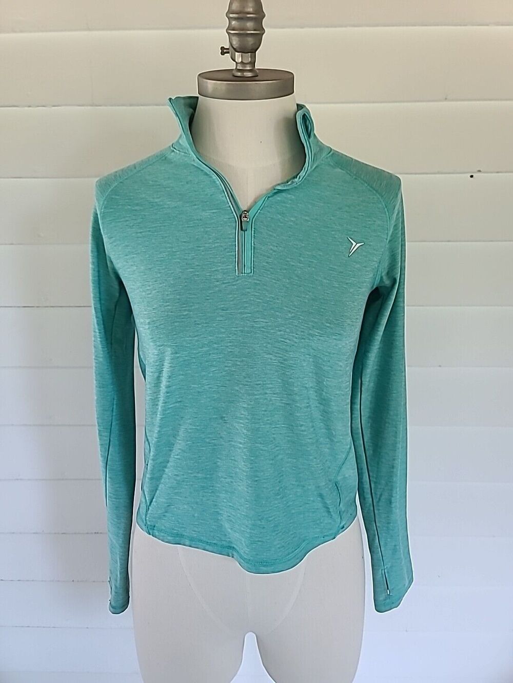 Old Navy Active Large Girls Long Sleeve Top Aqua